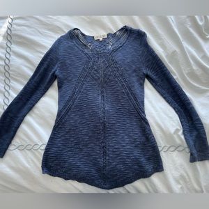 Pink Rose Lilac crew neck sweater size L